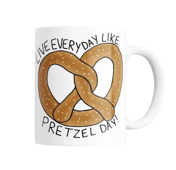 Taza de Cerámica The Office Live Everyday Like Pretzel Day
