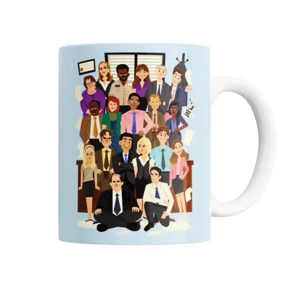 Taza de Cerámica The Office Elenco Completo