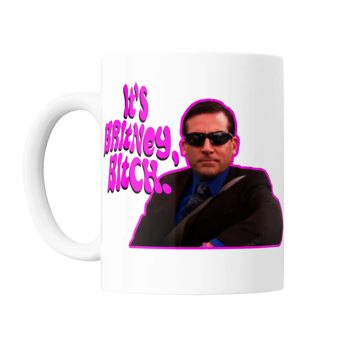Taza de Cerámica The Office Michael Scott It's Britney Bitch - vista 2