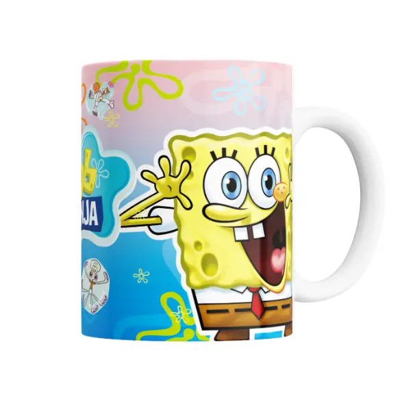 Taza de Cerámica Bob Esponja Ninja