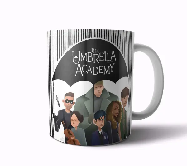 Taza de Cerámica The Umbrella Academy Equipo Completo