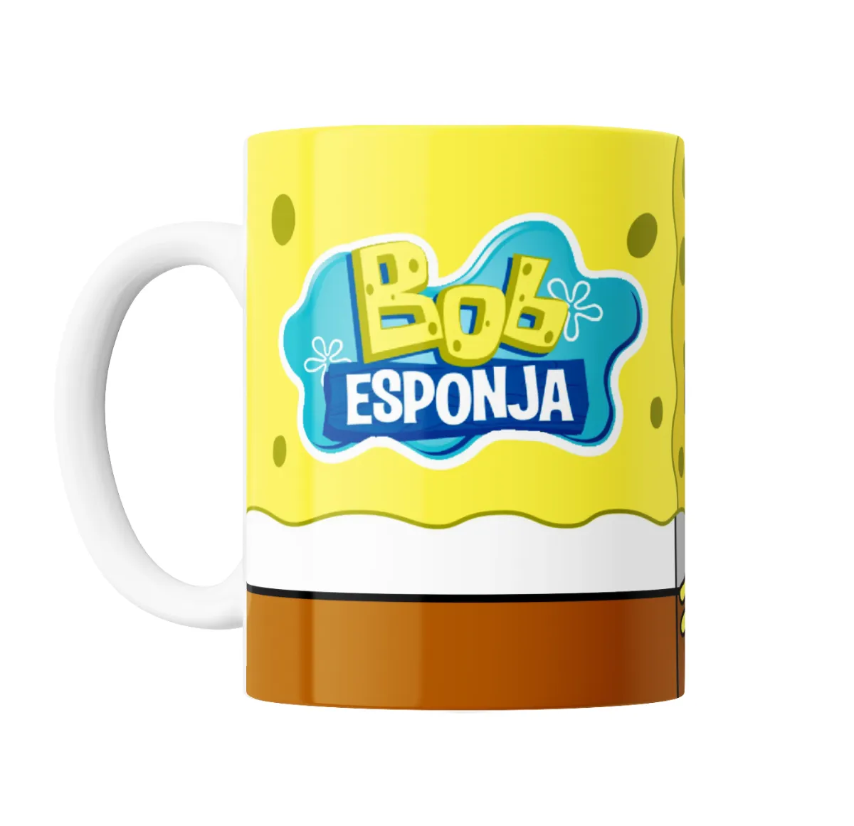 Taza de Cerámica Bob Esponja con Anteojos y Corbata - vista 2