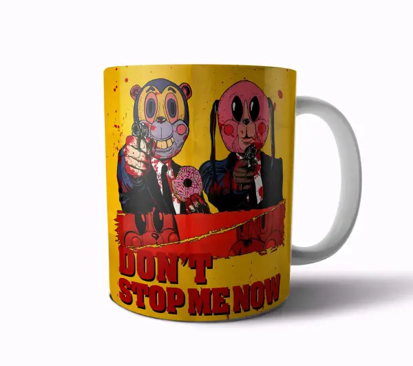 Taza de Cerámica The Umbrella Academy Don't Stop Me Now Ositos Sangrientos