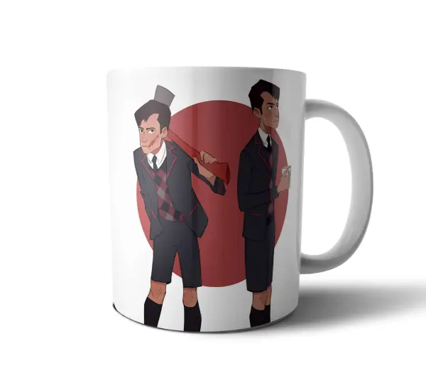 Taza de Cerámica The Umbrella Academy Diego y Allison