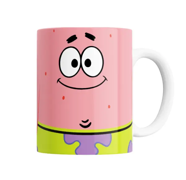 Taza de Cerámica Bob Esponja Patricio Star