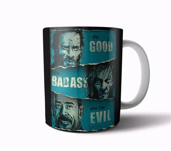 Taza de Cerámica The Walking Dead The Good The Bad and The Evil