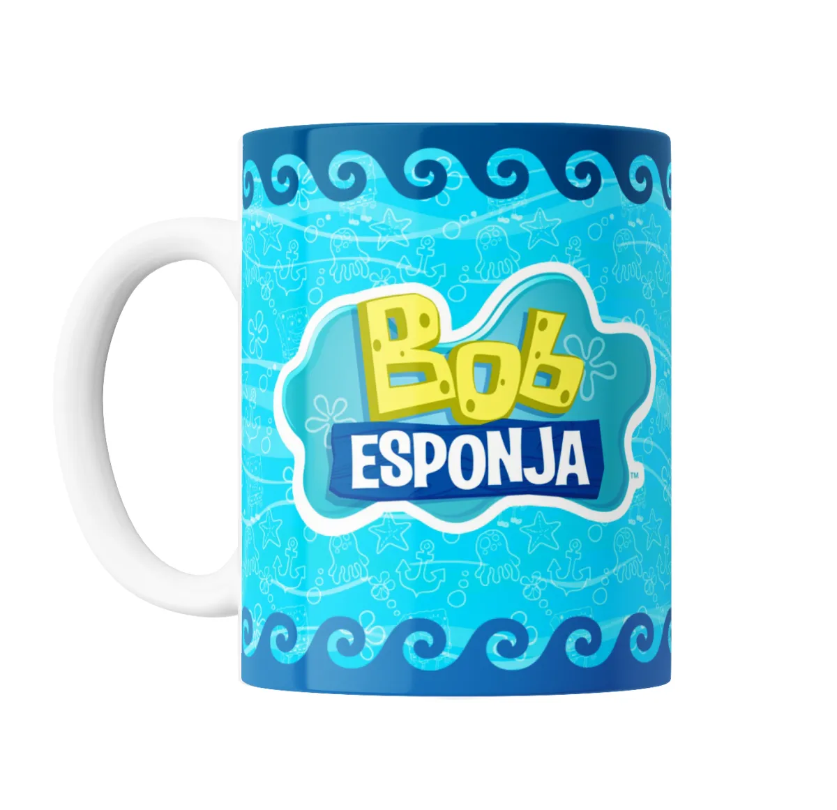Taza de Cerámica Bob Esponja Pirata - vista 2
