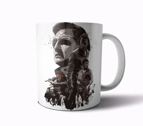 Taza de Cerámica The Walking Dead Rick Grimes Daryl Dixon Michonne