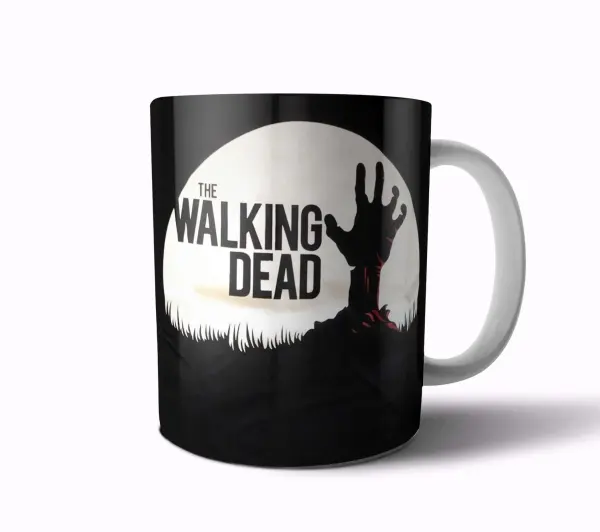 Taza de Cerámica The Walking Dead Mano Zombie Luna