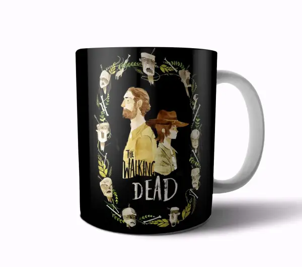 Taza de Cerámica The Walking Dead Rick y Carl Grimes