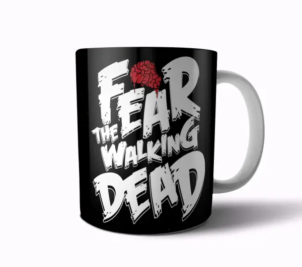 Taza de Cerámica The Walking Dead Fear the Walking Dead Logo Cerebro