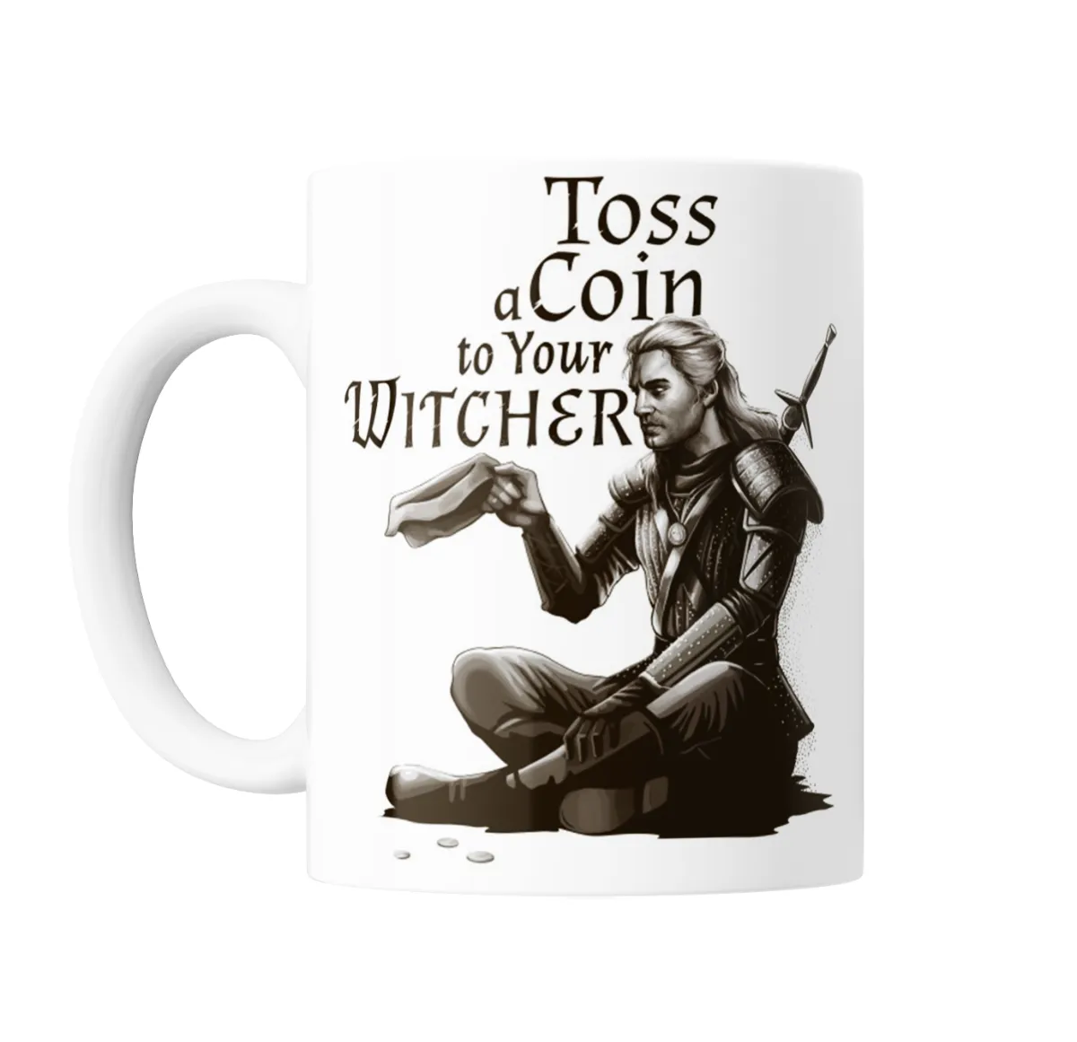 Taza de Cerámica The Witcher Geralt Toss a Coin to Your Witcher - vista 2