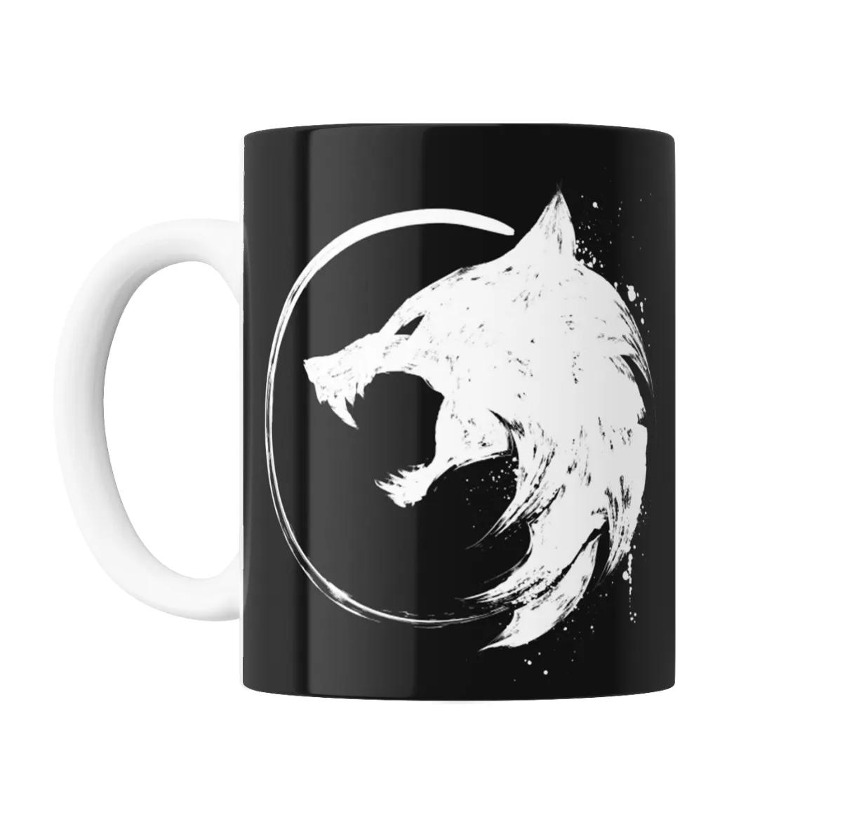 Taza de Cerámica The Witcher Lobo Gráfico - vista 2