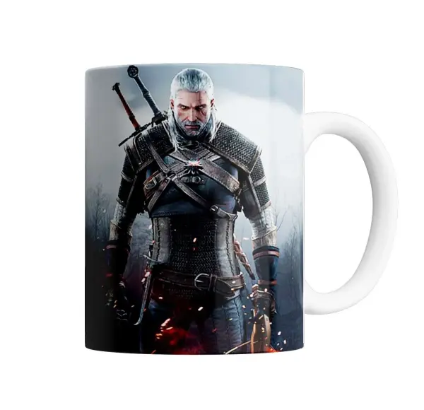 Taza de Cerámica The Witcher Geralt de Rivia