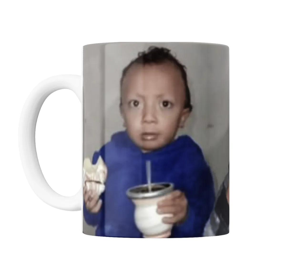 Taza de Cerámica Thiago y Leo con mate - vista 2