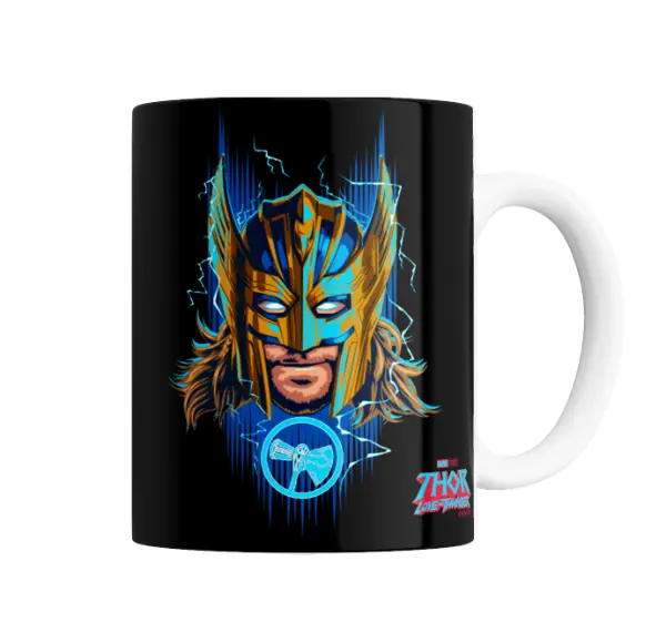 Taza de Cerámica Thor Love and Thunder Casco Eléctrico