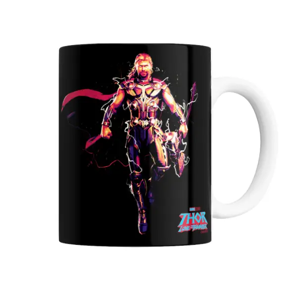 Taza de Cerámica Thor Love and Thunder Relámpagos