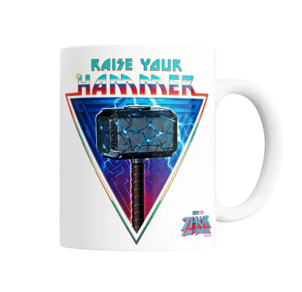 Taza de Cerámica Thor Love and Thunder Raise Your Hammer
