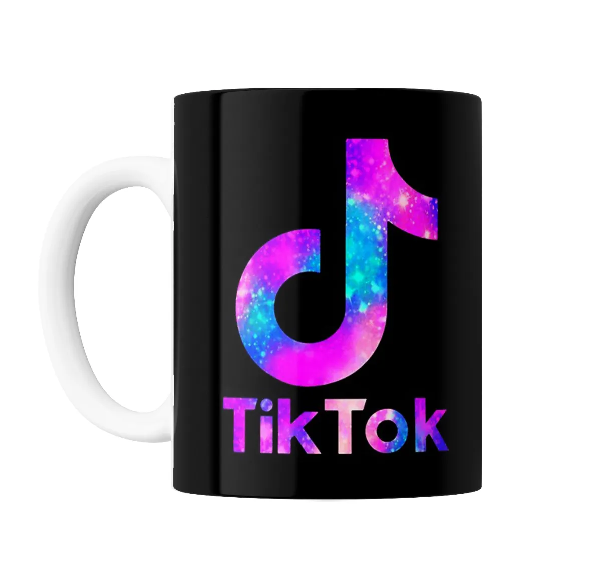 Taza de Cerámica Tik Tok Logo Galaxia - vista 2