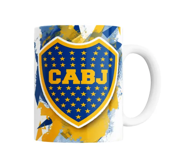 Taza de Cerámica Boca Juniors Escudo CABJ