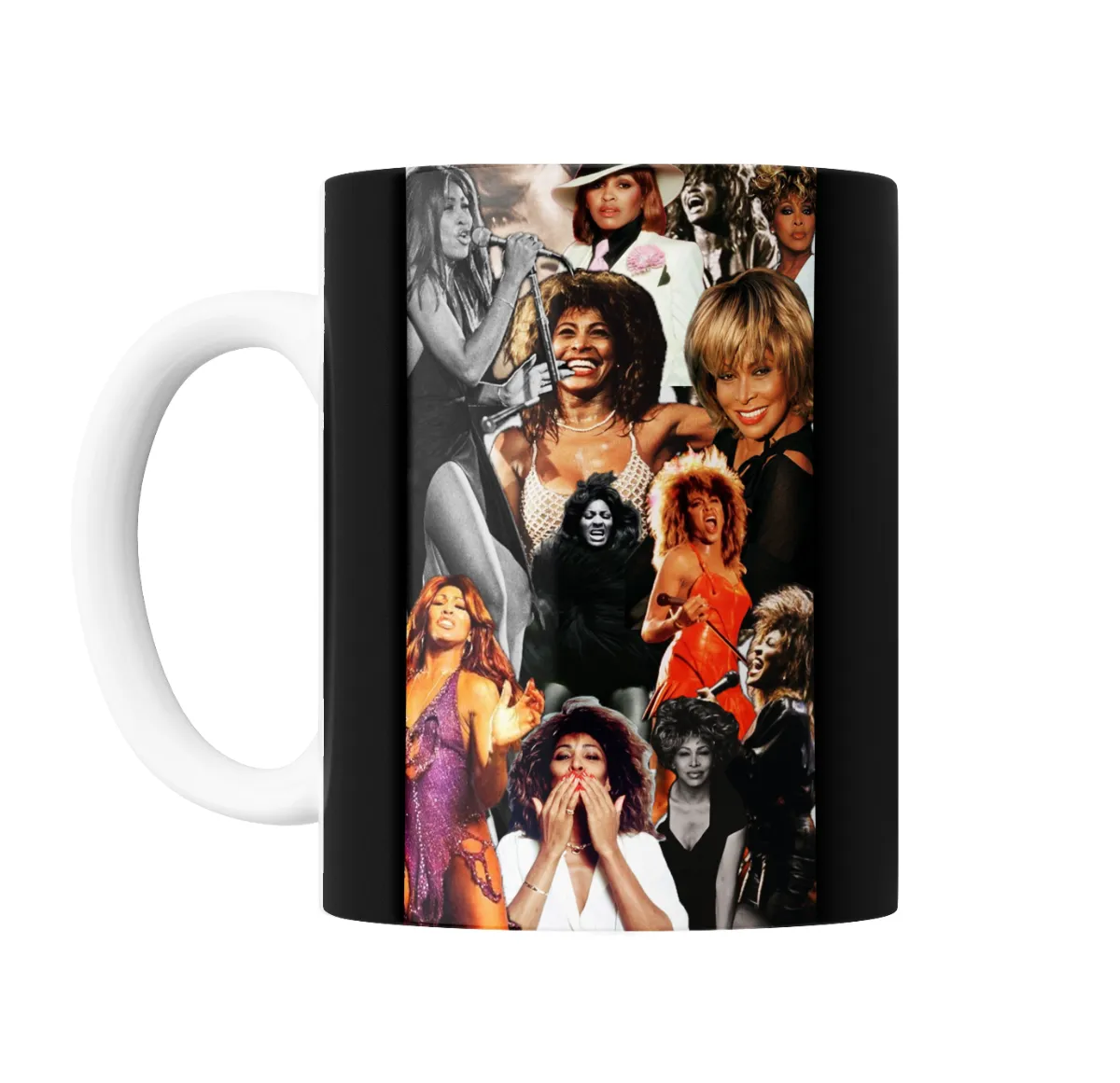 Taza de Cerámica Tina Turner Collage Fotos - vista 2