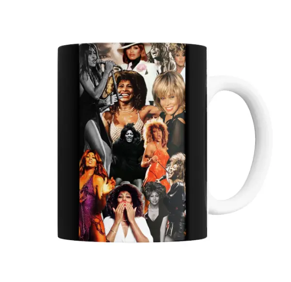 Taza de Cerámica Tina Turner Collage Fotos
