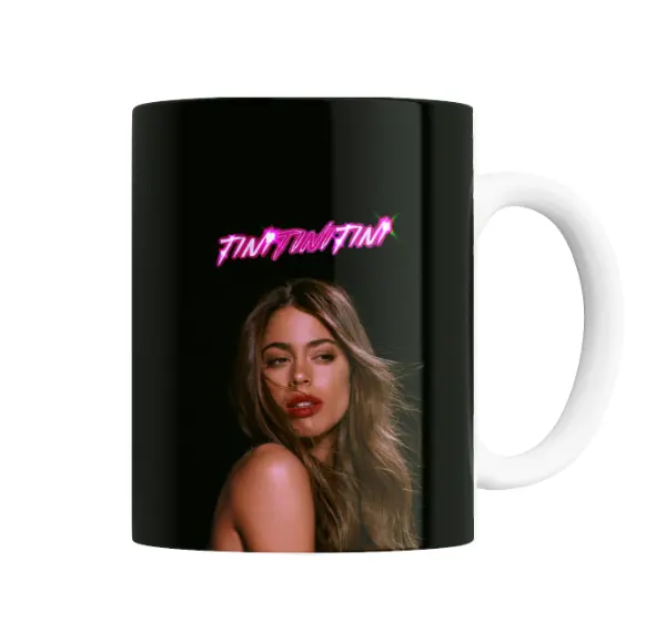 Taza de Cerámica TINI Logo Neón Rosa