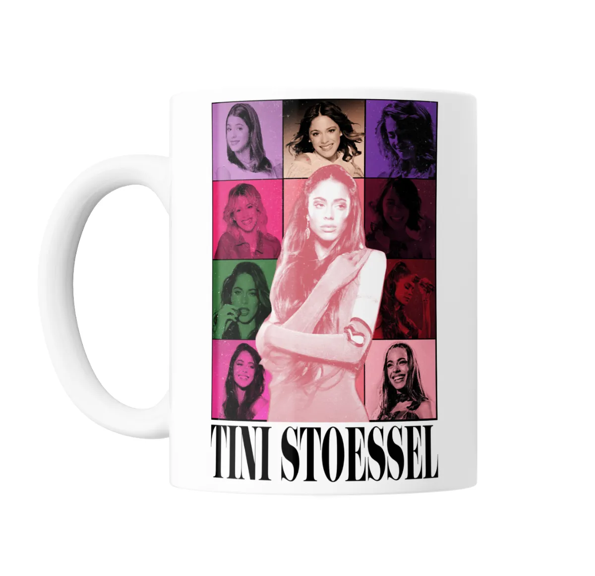 Taza de Cerámica Tini Stoessel Collage Retro - vista 2