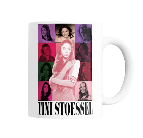 Taza de Cerámica Tini Stoessel Collage Retro