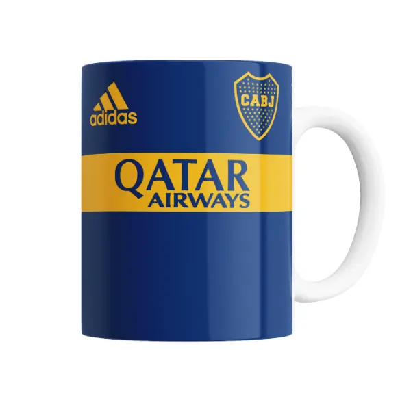Taza de Cerámica Boca Juniors Camiseta Qatar Airways