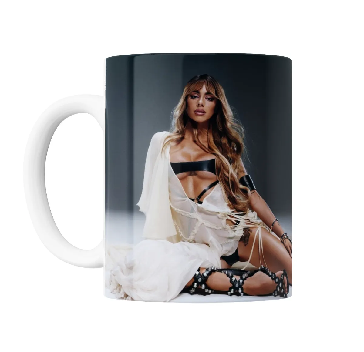 Taza de Cerámica TINI Sesión Vestido Blanco - vista 2