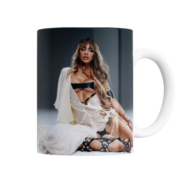 Taza de Cerámica TINI Sesión Vestido Blanco