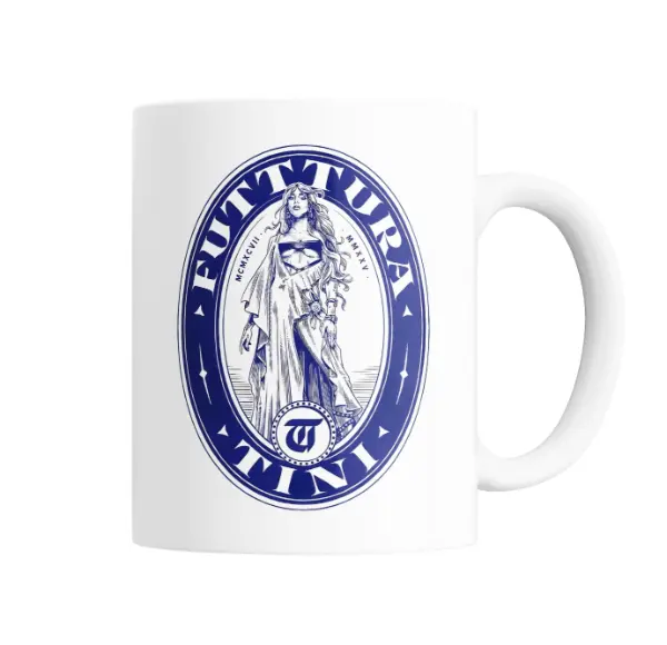 Taza de Cerámica TINI Futura Vintage Ilustrada