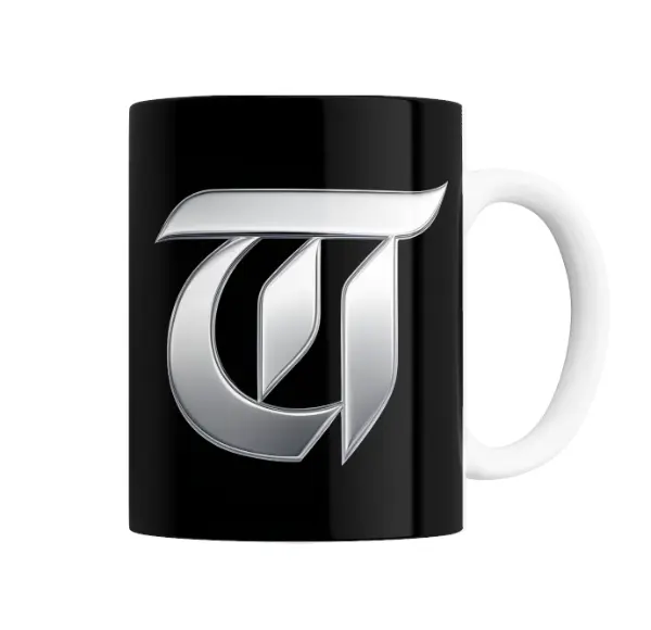 Taza de Cerámica Tini Logo Plateado