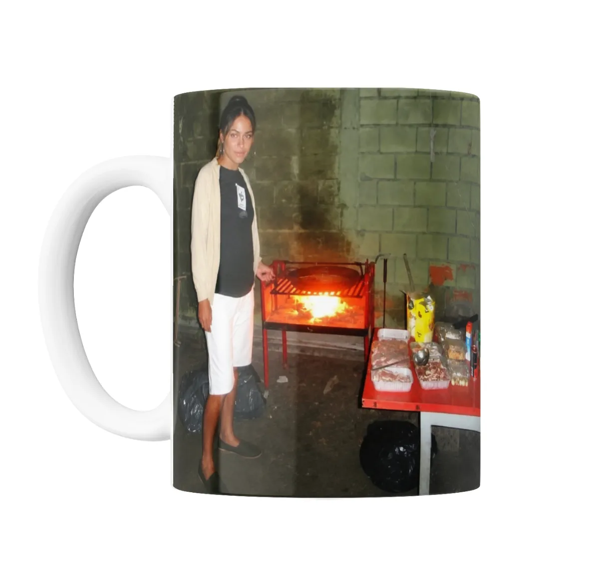 Taza de Cerámica Tini Parrilla Asado - vista 2