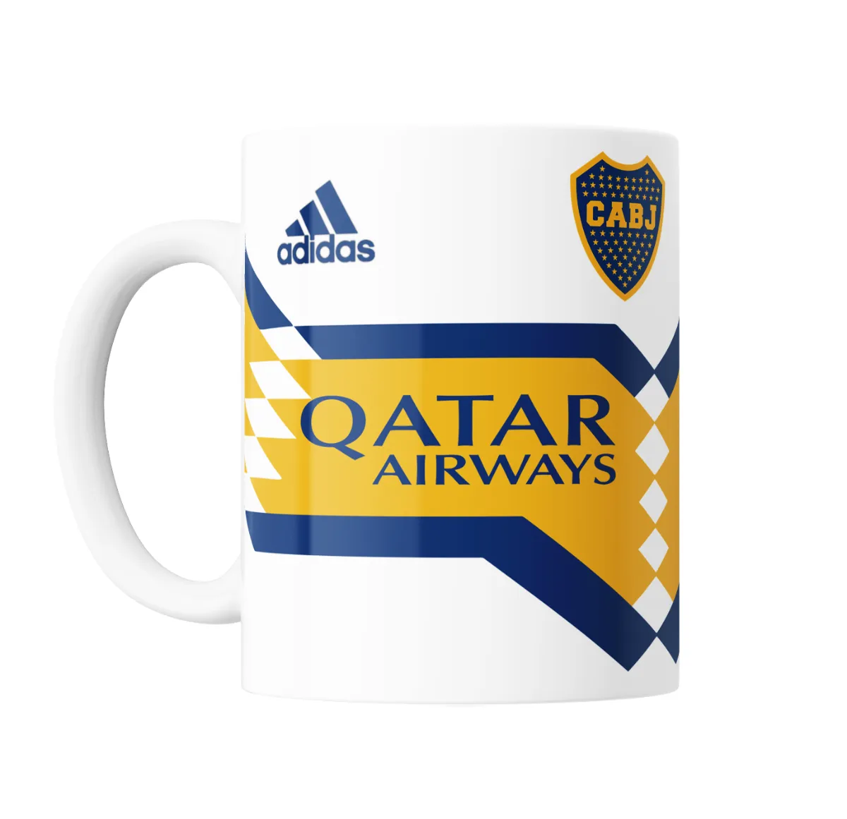 Taza de Cerámica Boca Juniors Camiseta Qatar Airways - vista 2