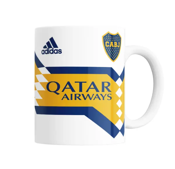 Taza de Cerámica Boca Juniors Camiseta Qatar Airways
