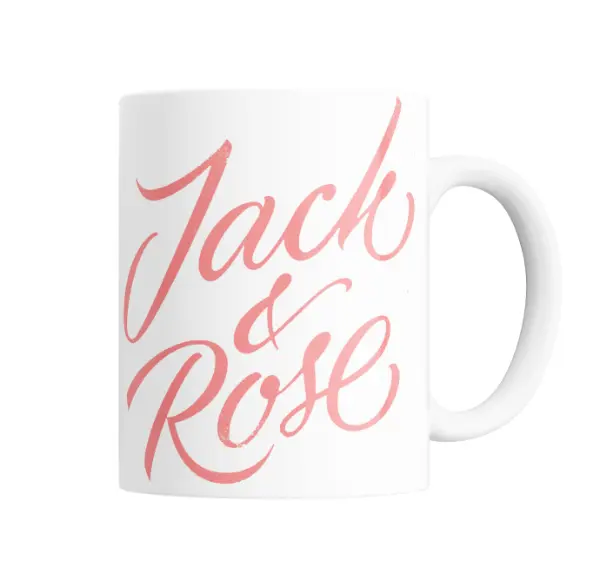 Taza de Cerámica Titanic Jack y Rose