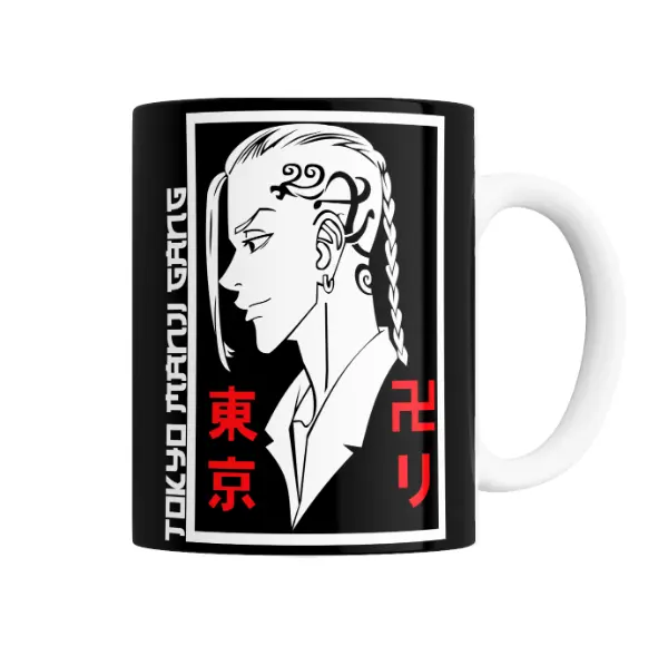 Taza de Cerámica Tokyo Revengers Draken Manji Gang