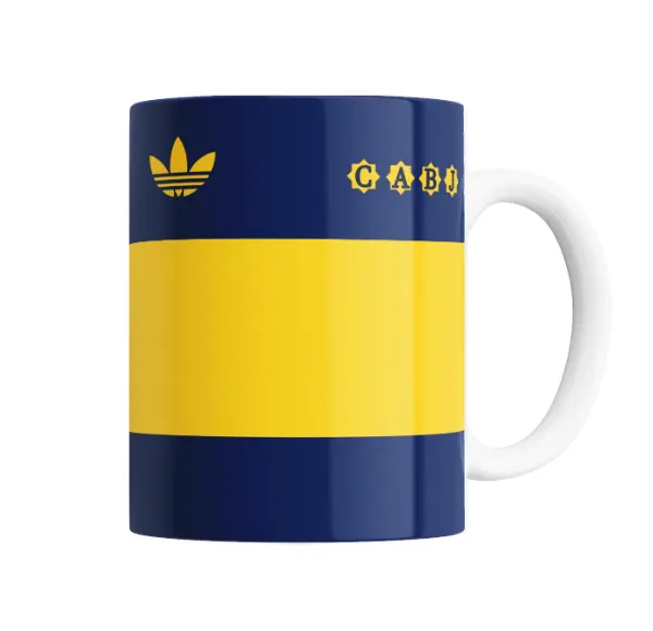 Taza de Cerámica Boca Juniors Camiseta Retro CABJ