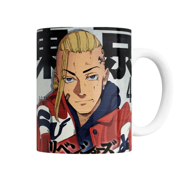 Taza de Cerámica Tokyo Revengers Personaje Chaqueta Roja