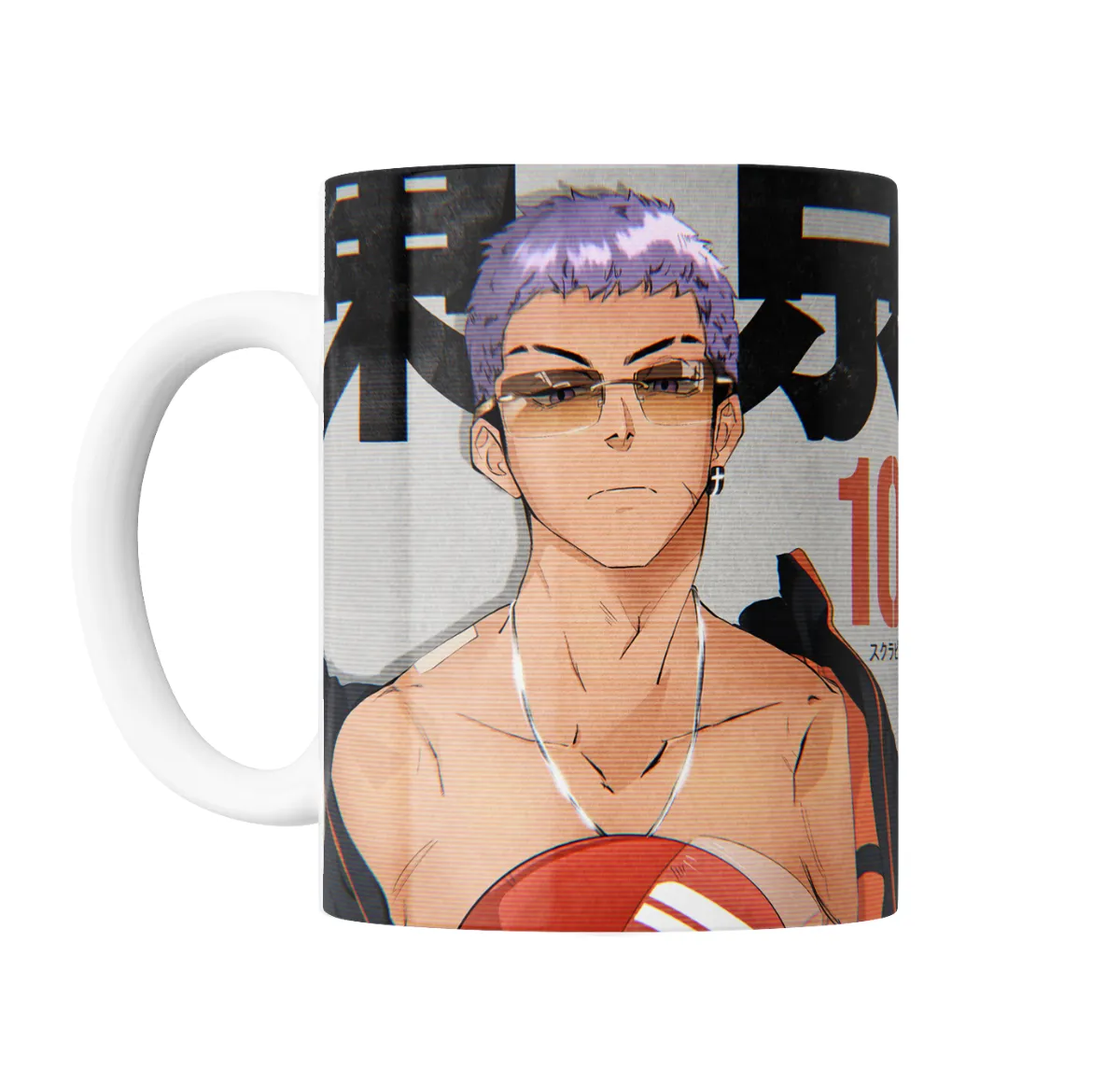 Taza de Cerámica Tokyo Revengers Basquet Personaje de Pelo Violeta - vista 2