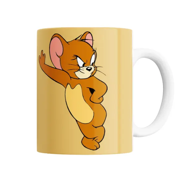 Taza de Cerámica Tom y Jerry Jerry Enojado