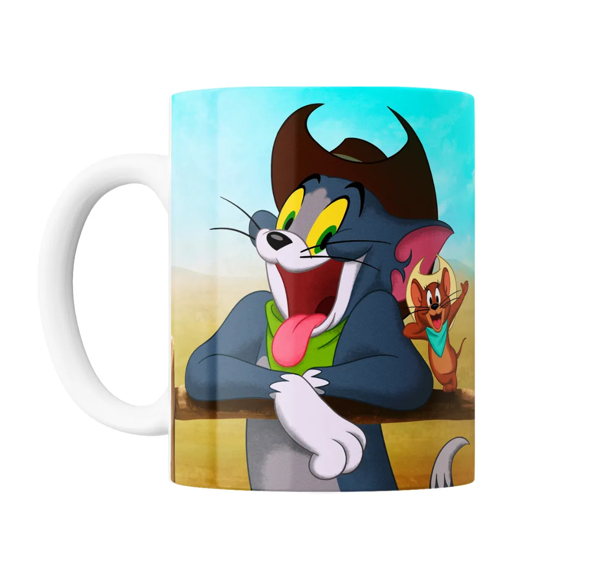 Taza de Cerámica Tom y Jerry Vaqueros - vista 2