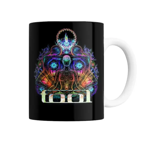 Taza de Cerámica Tool Figura Psicodélica Multicolor