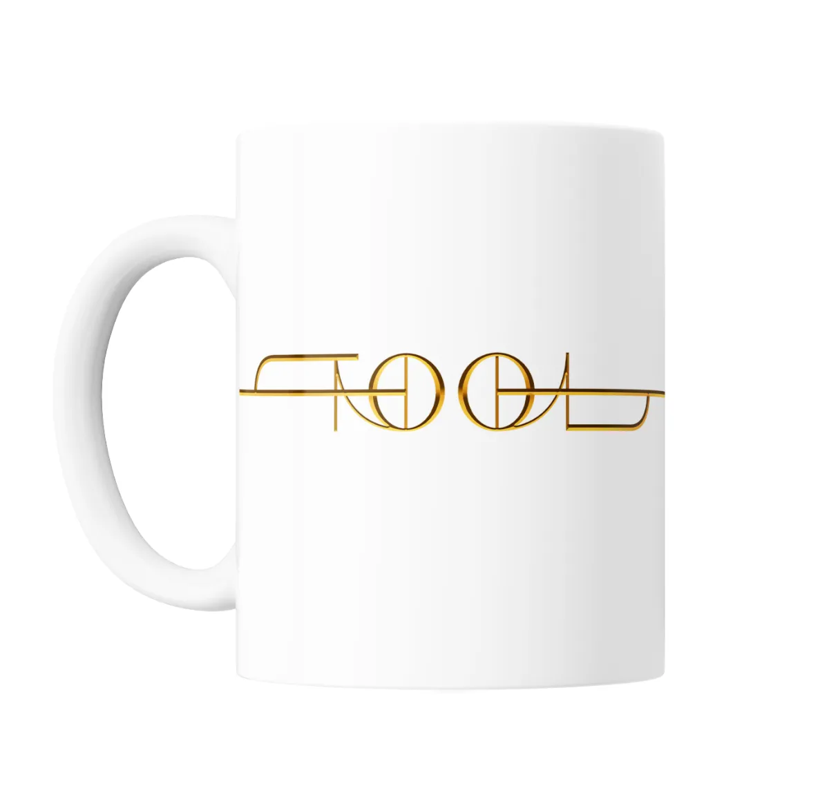 Taza de Cerámica Tool Logo Dorado - vista 2