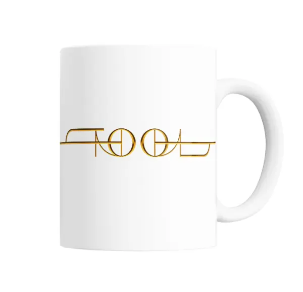 Taza de Cerámica Tool Logo Dorado