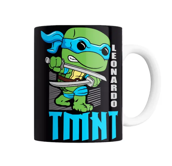 Taza de Cerámica Tortugas Ninja Leonardo TMNT