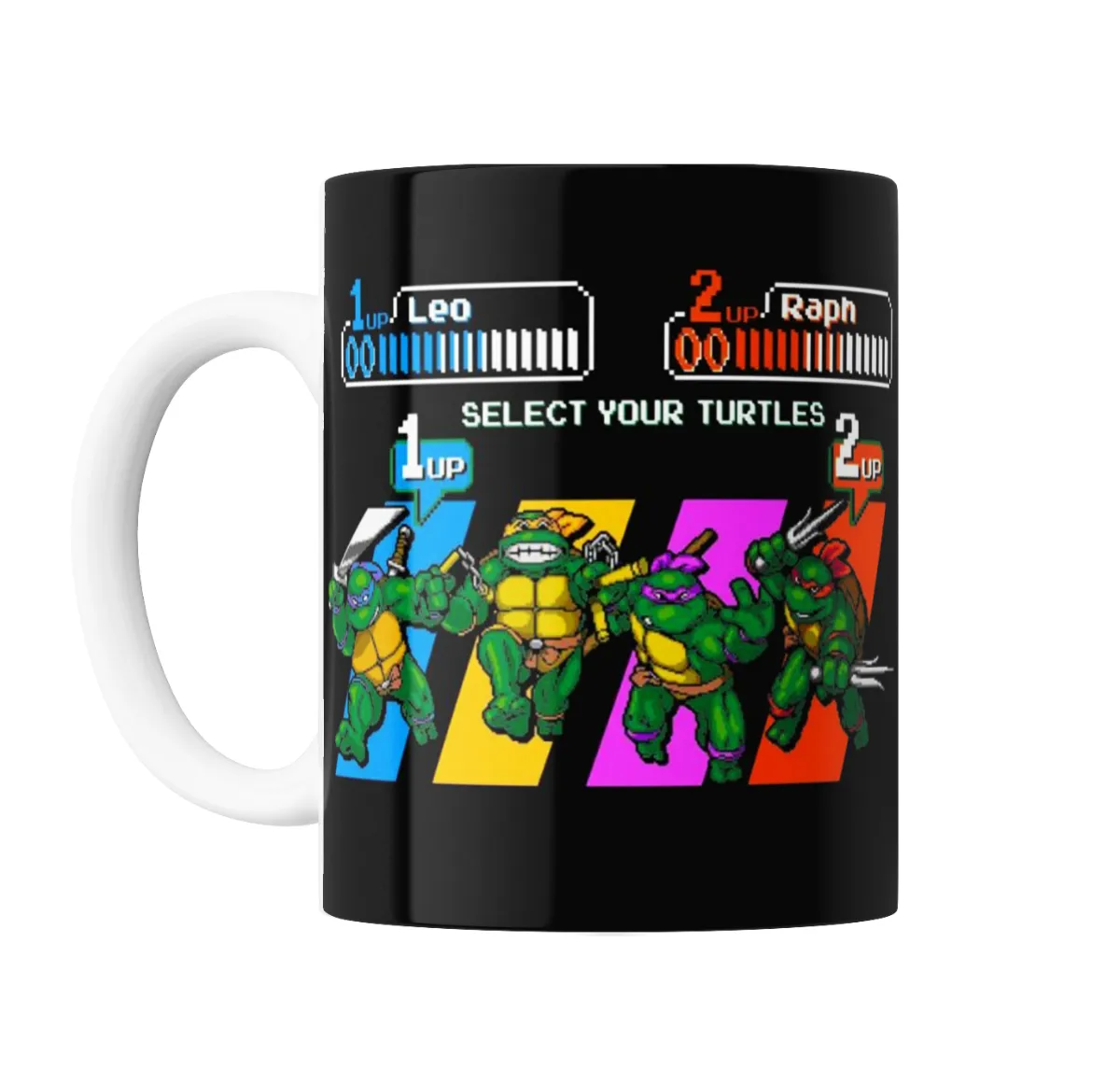 Taza de Cerámica Tortugas Ninja Select Your Turtles Arcade - vista 2