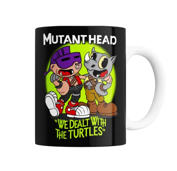 Taza de Cerámica Tortugas Ninja Mutant Head We Dealt With The Turtles